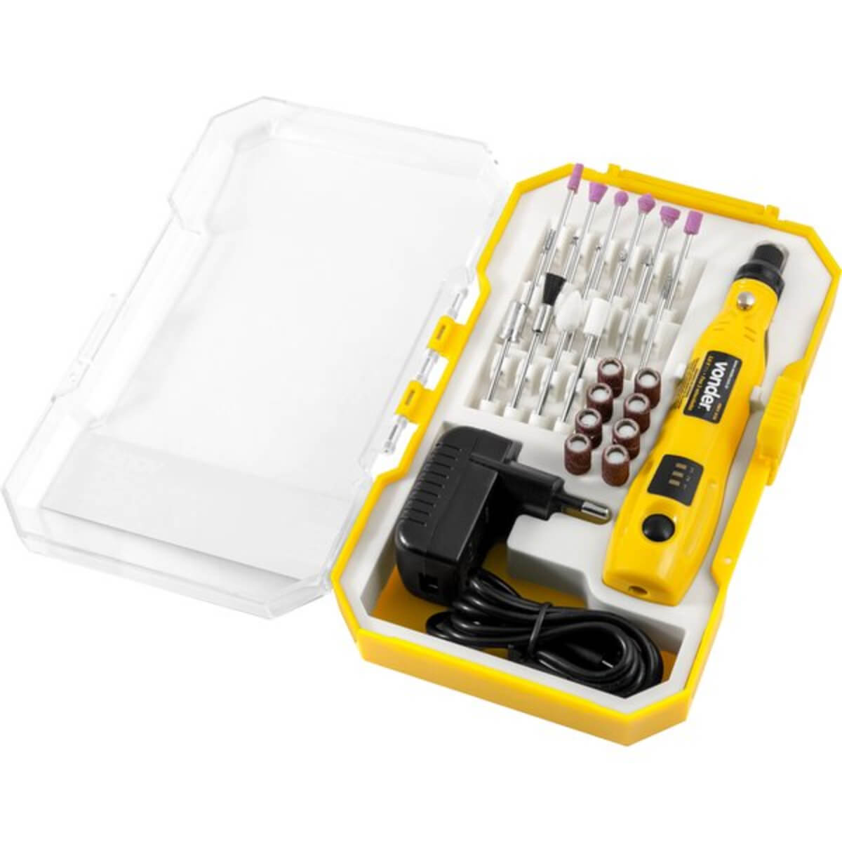 Microrretífica a Bateria 3,6V Bivolt MBV036 com 24 Acessórios Vonder - 60.61.036.024