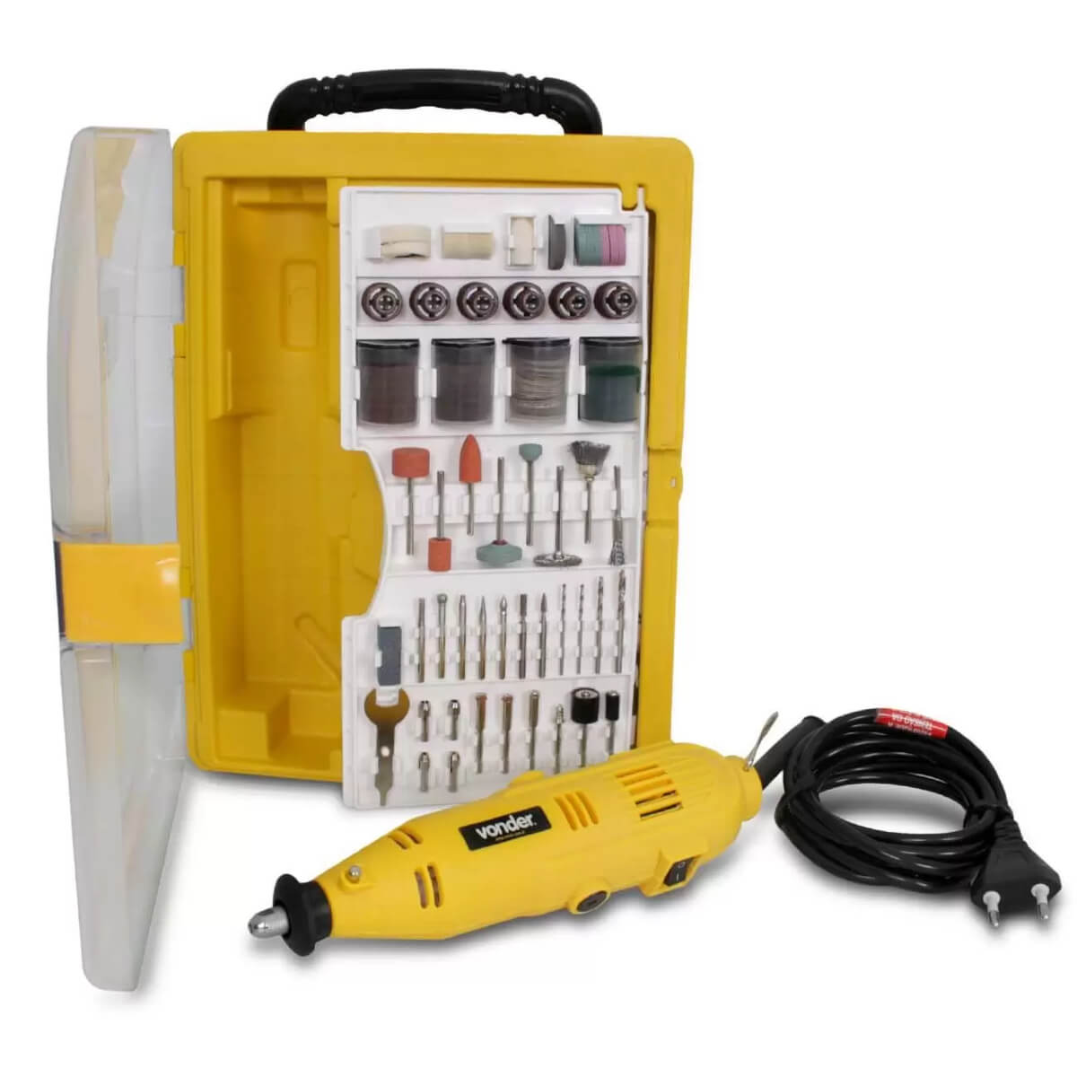 Microrretífica com acessórios ARV175 127V 175 Peças Vonder - 60.61.175.127