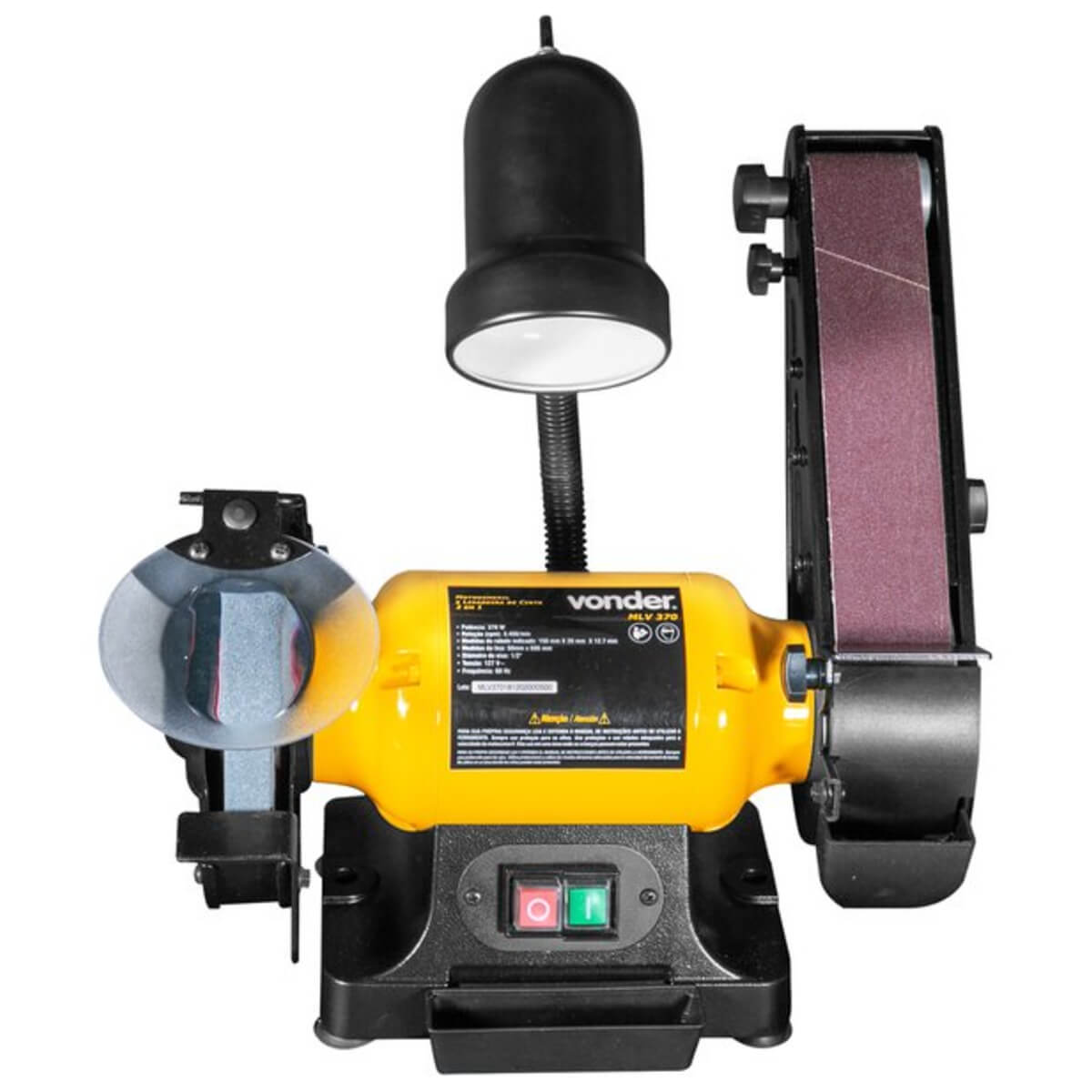 Motoesmeril e Lixadeira de Cinta 2 em 1 MLV 370 127V Vonder - 60.01.370.127