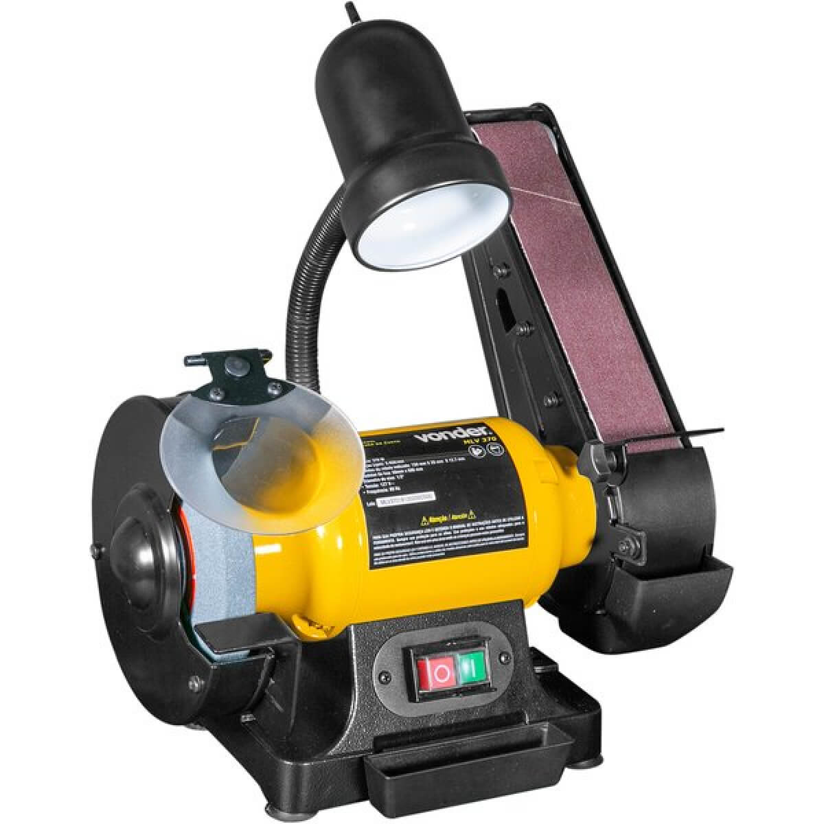 Motoesmeril e Lixadeira de Cinta 2 em 1 MLV 370 220V Vonder - 60.01.370.220