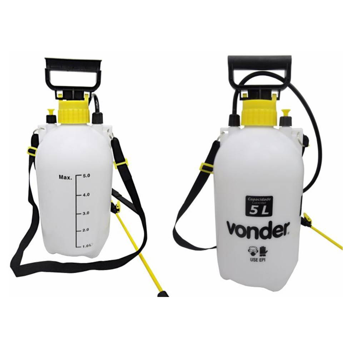Pulverizador Lateral 5 Litros com Compressão Prévia PL005 Vonder - 62.40.005.000