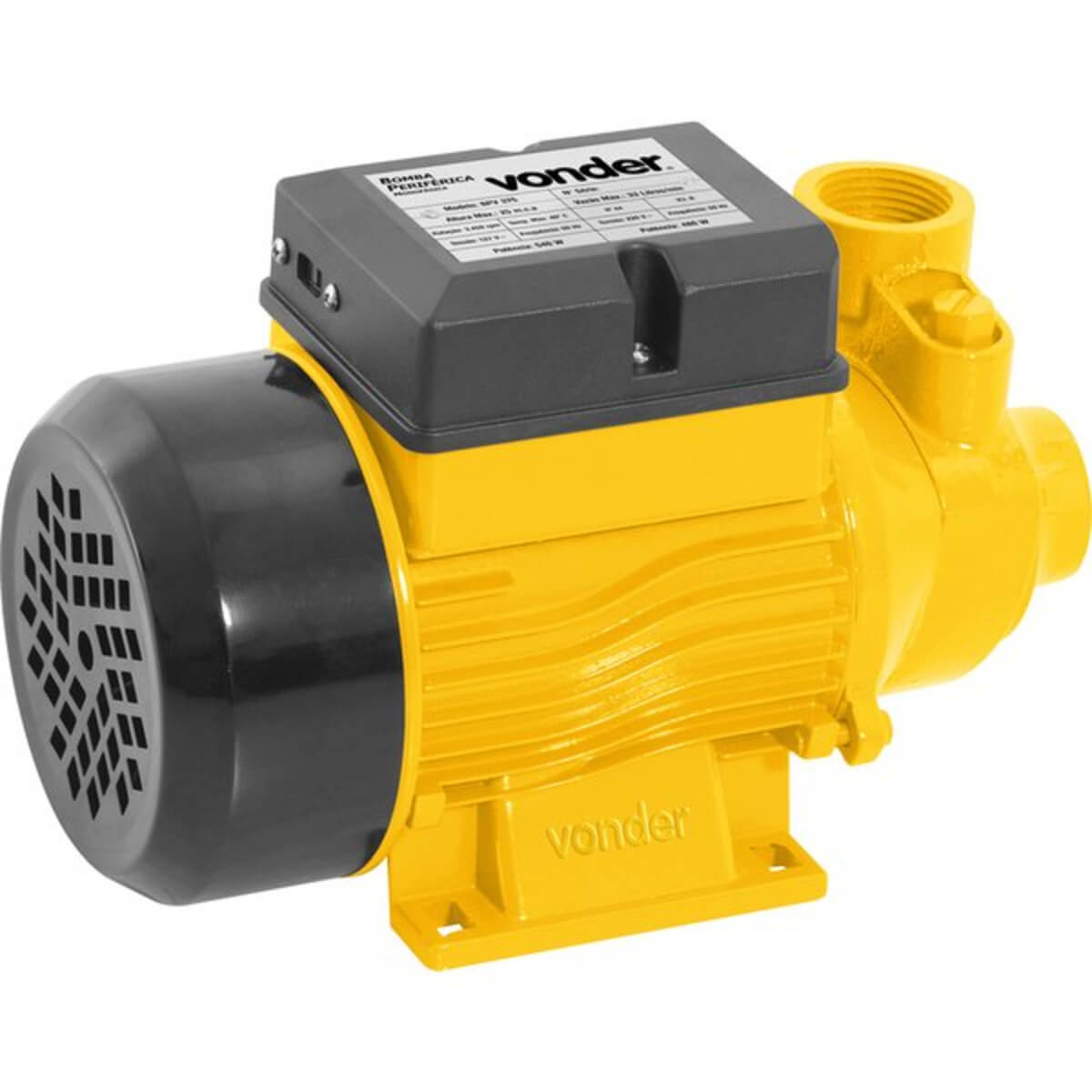 Bomba de Água Periférica 1/2CV BPV375 Bivolt Vonder - 66.86.100.012