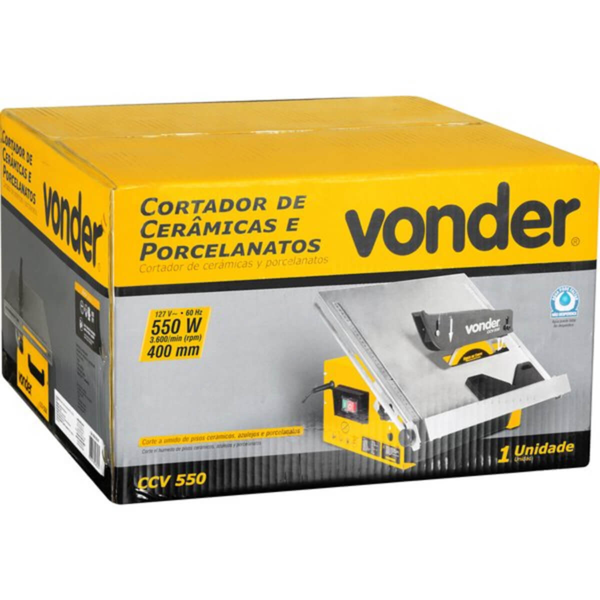 Cortador de Cerâmicas e Porcelanatos CCV550 220V 550W Vonder - 68.91.550.220