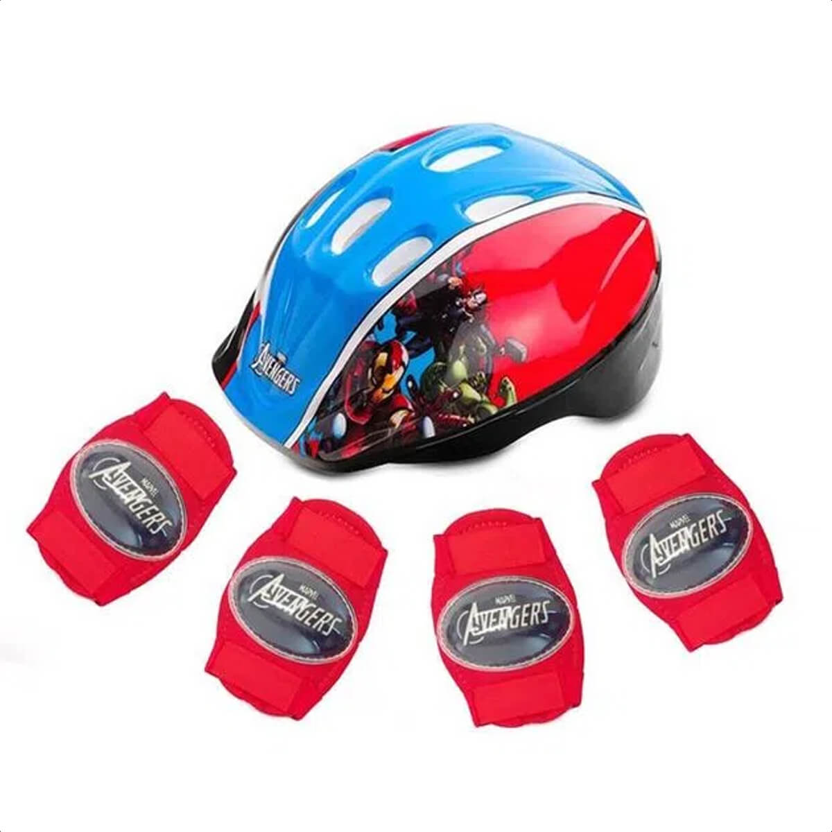 Kit de Proteção Infantil Vingadores Multikids - BR1166