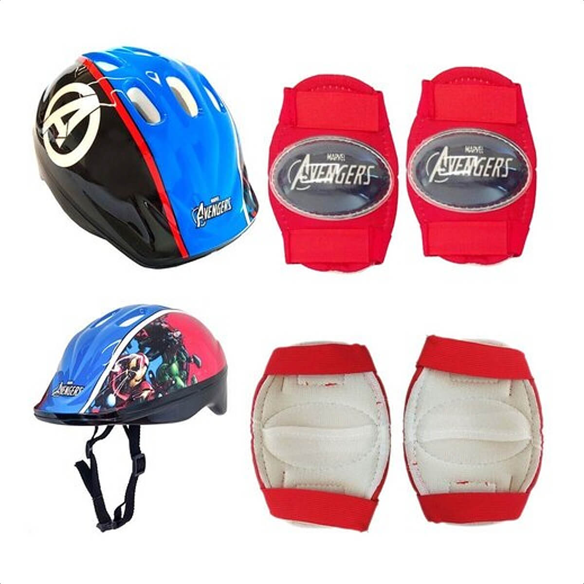 Kit de Proteção Infantil Vingadores Multikids - BR1166