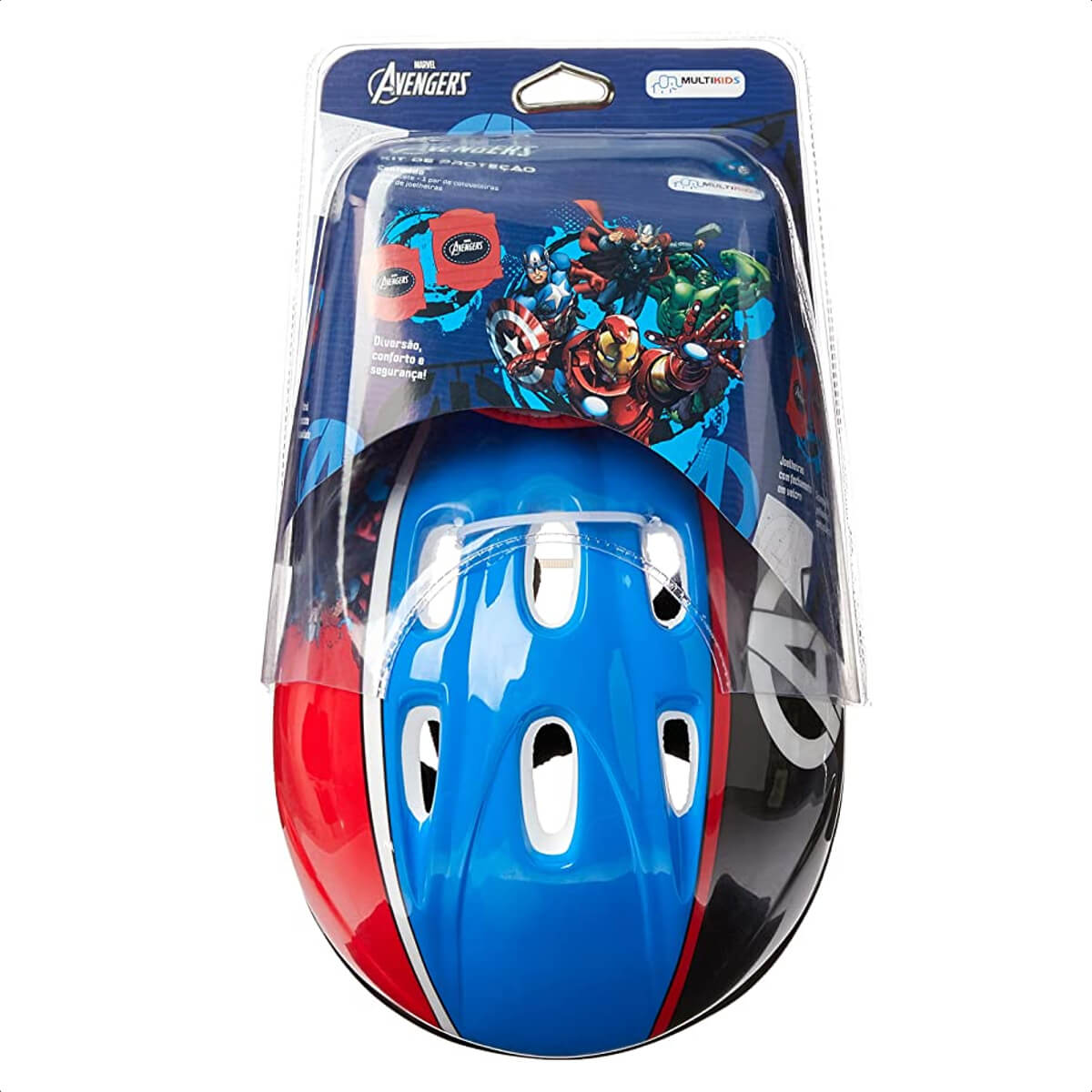 Kit de Proteção Infantil Vingadores Multikids - BR1166