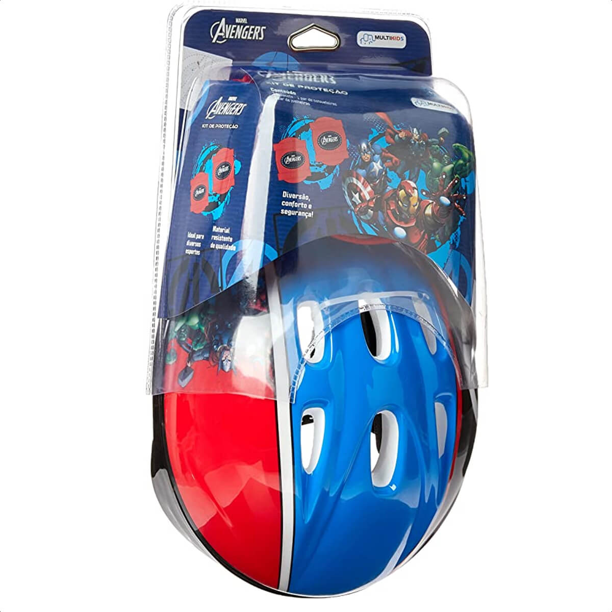 Kit de Proteção Infantil Vingadores Multikids - BR1166