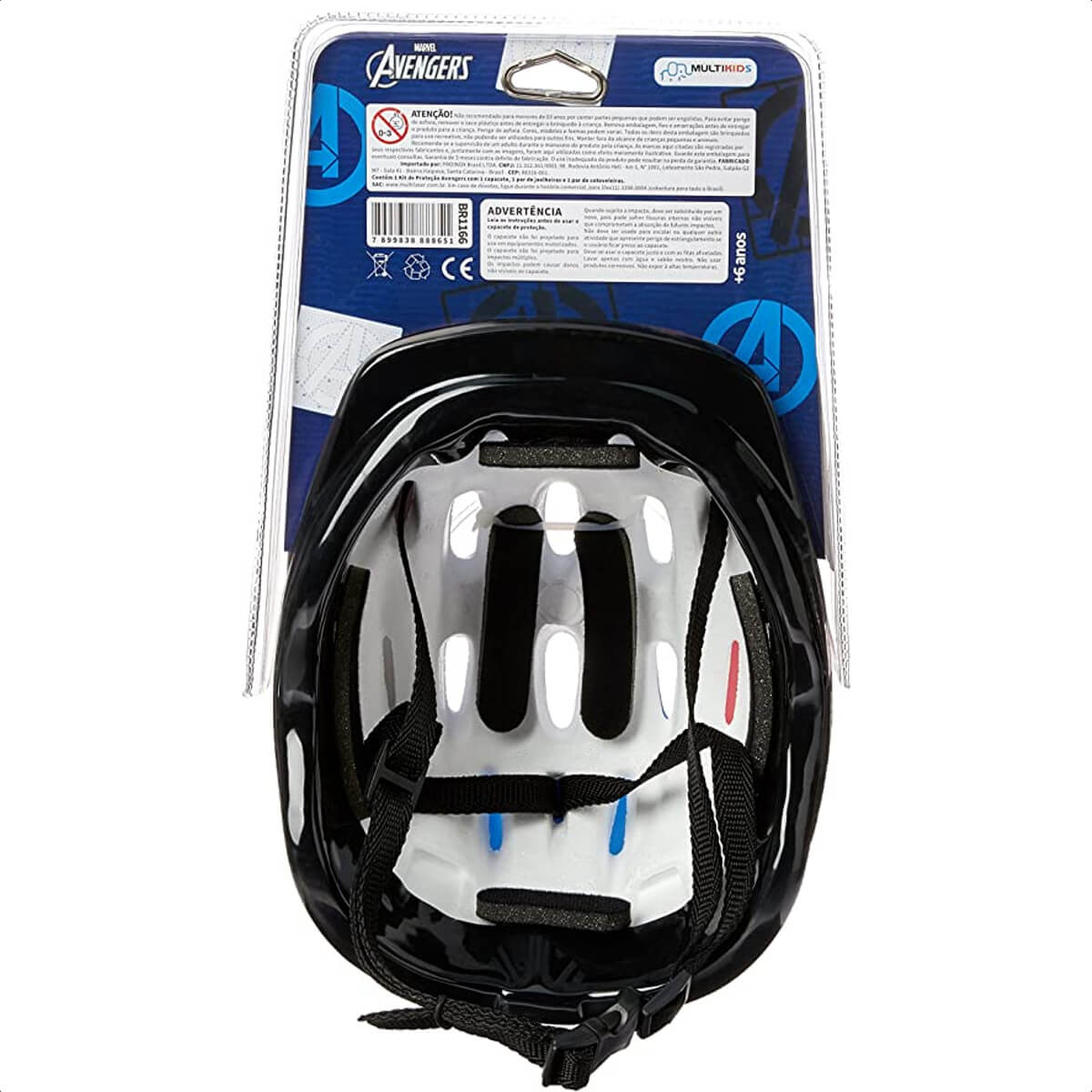 Kit de Proteção Infantil Vingadores Multikids - BR1166