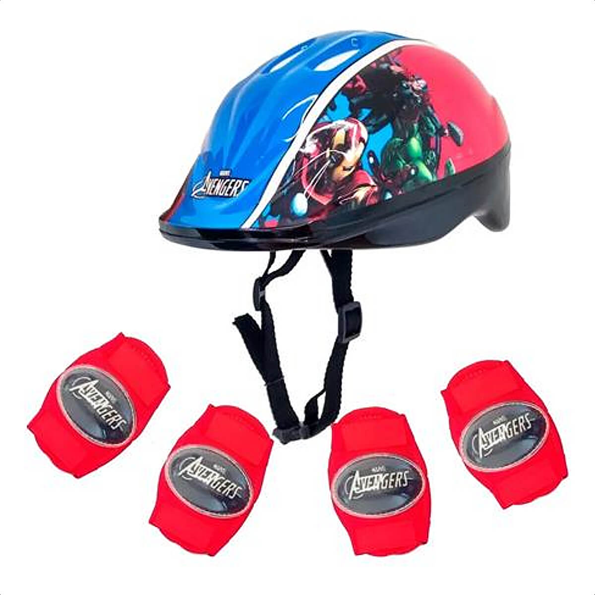 Kit de Proteção Infantil Vingadores Multikids - BR1166