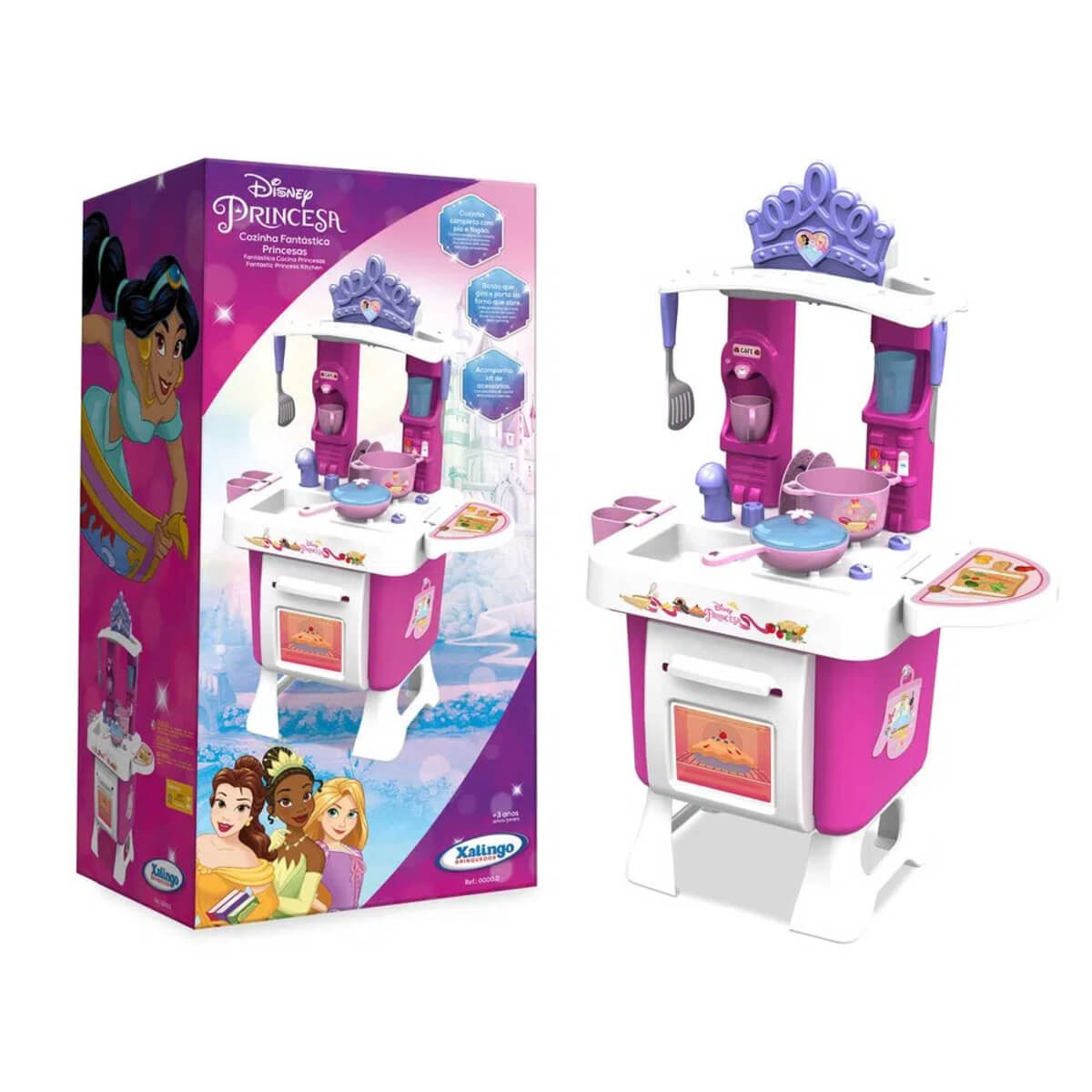 Brinquedo Cozinha Fantástica Princesas Disney Xalingo - 1945.4