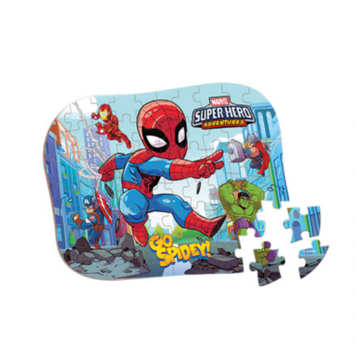 Quebra-Cabeça Super Hero Adventures 60 Peças Xalingo - 5392.1