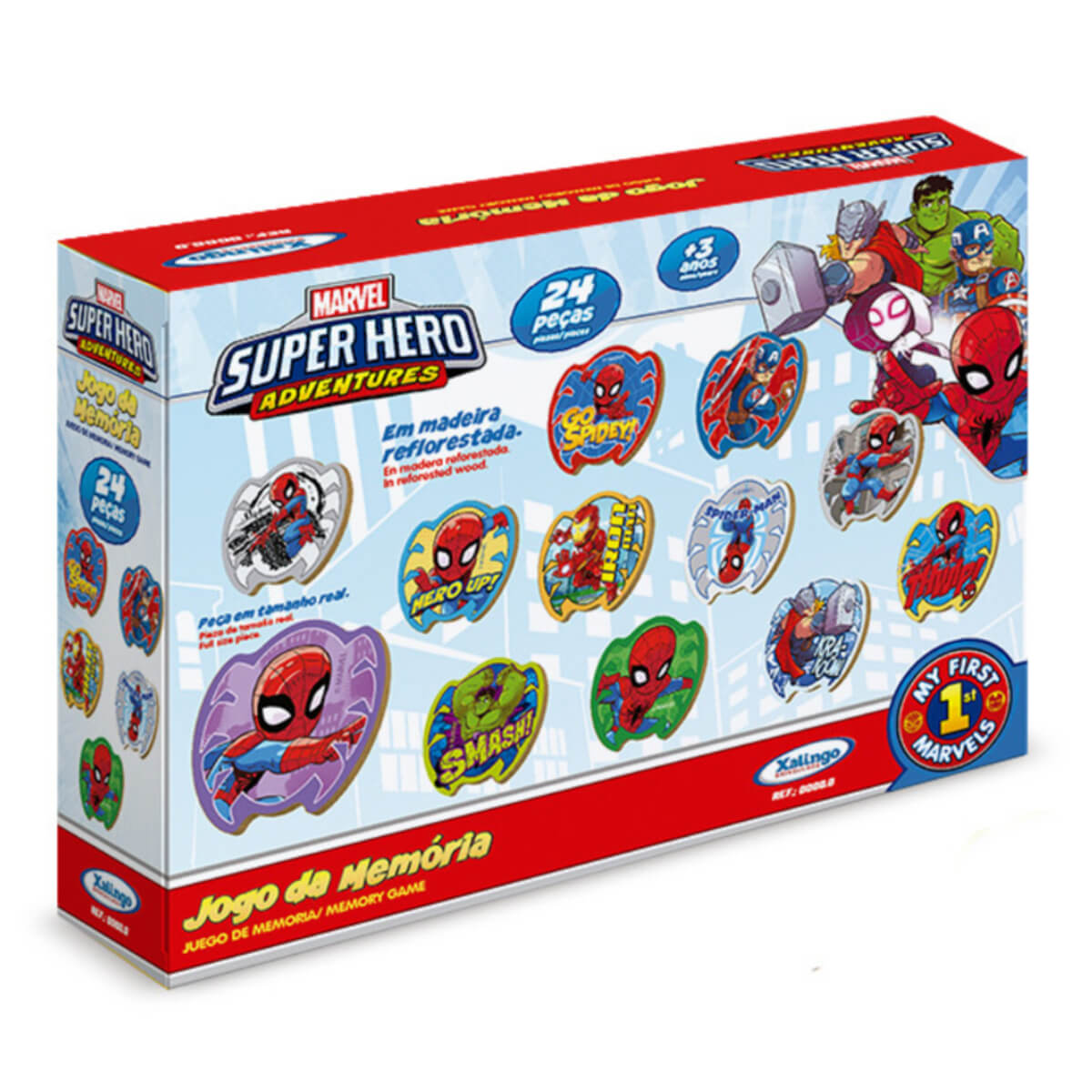Jogo da Memória Super Hero Adventures Xalingo - 5393.2
