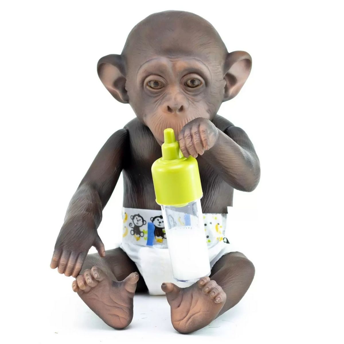 Brinquedo Macaco Little Caco Boneco de Vinil Macio OMG Kids - 6000