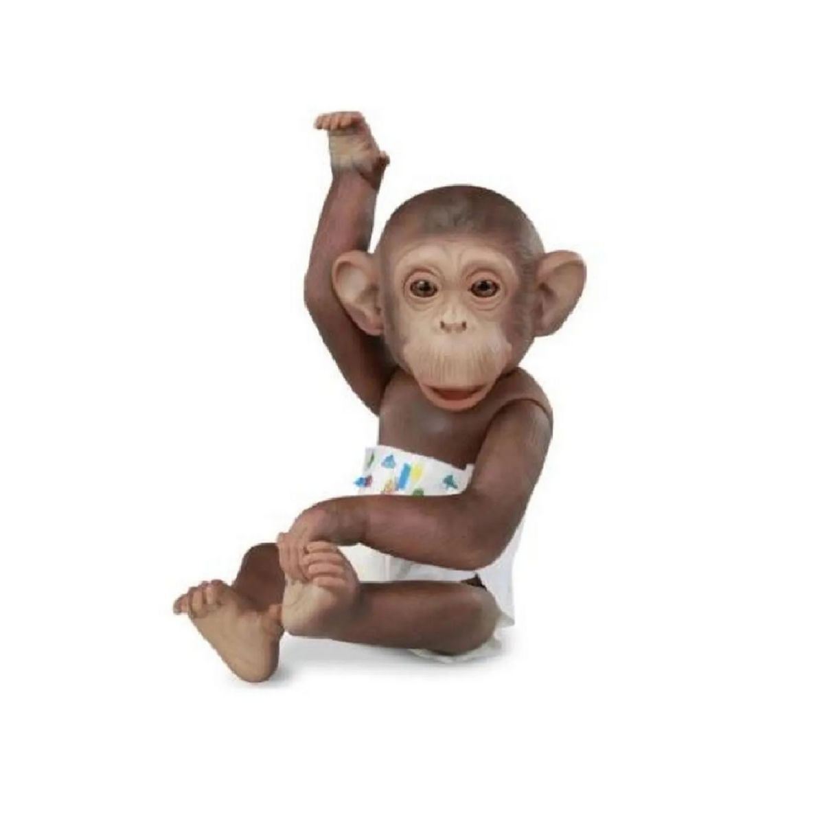 Brinquedo Macaco Little Caco Boneco de Vinil Macio OMG Kids - 6000