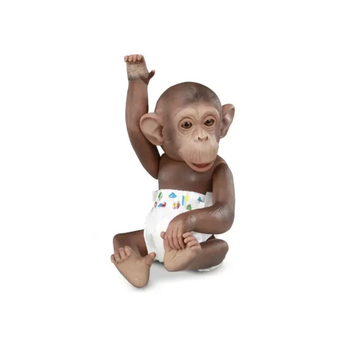 Brinquedo Macaco Little Caco Boneco de Vinil Macio OMG Kids - 6000