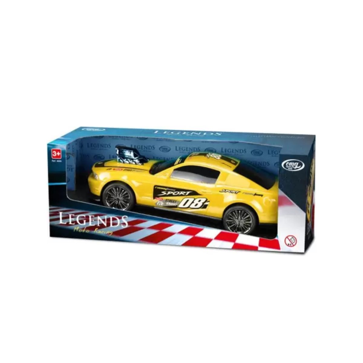 Carrinho De Brinquedo Radical Corridas Legends Motor Racing 35cm Sortidos OMG Kids