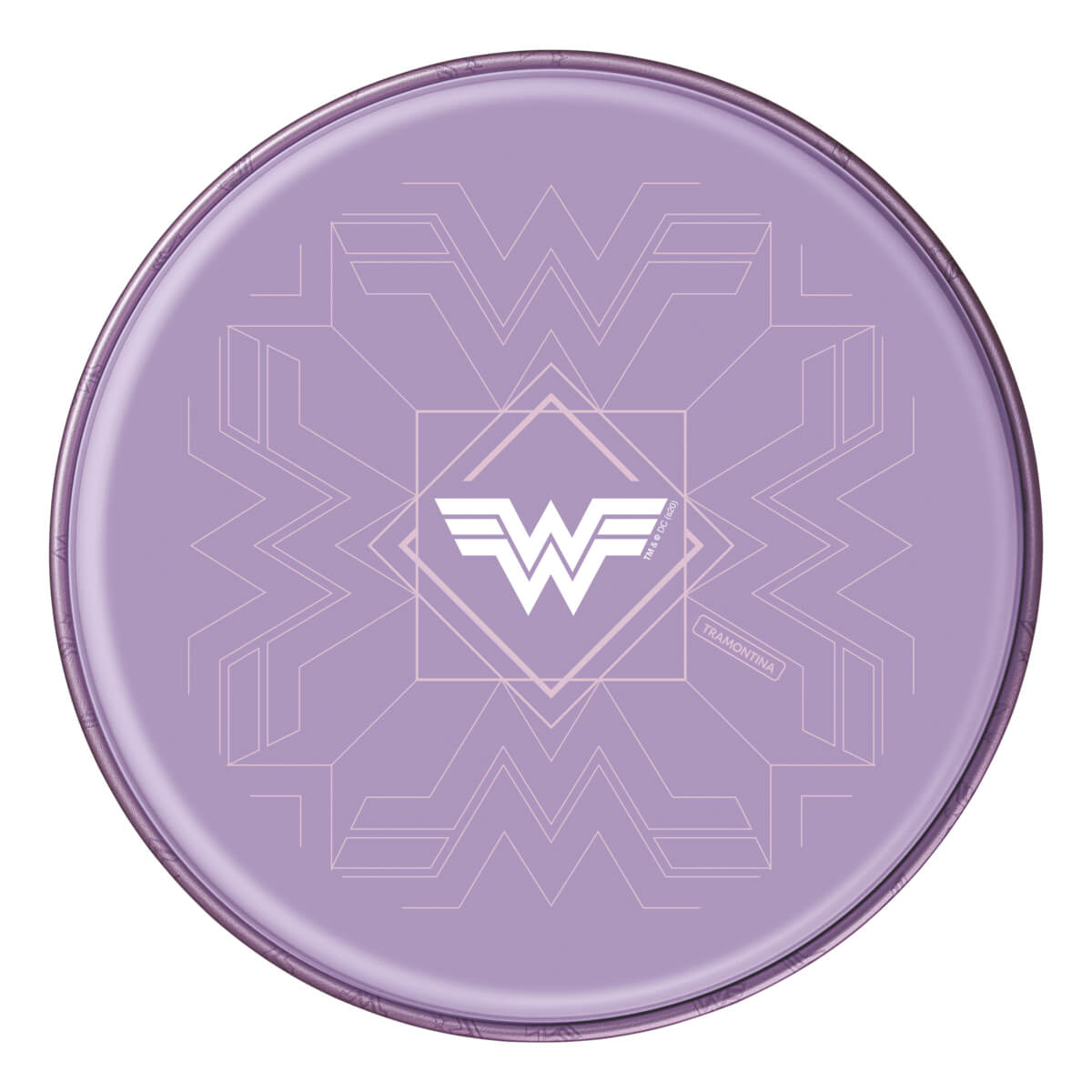 Assadeira Tramontina Mulher-Maravilha 1984 Alumínio e Externo Poliéster Roxo 30CM 1,8L 27813071