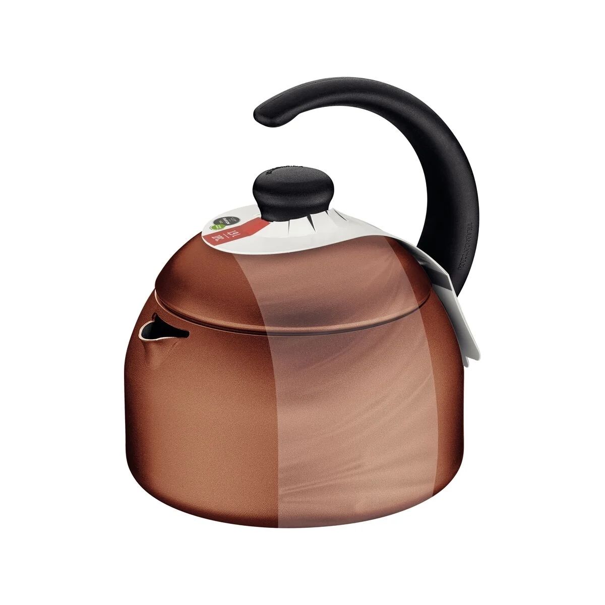 Chaleira de Alumínio 1,9L com Revestimento Interno Externo Starflon Max Laranja Tramontina 28594419
