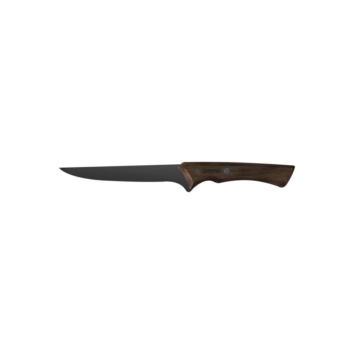 Faca Desossar 6" Churrasco Black Lâmina Inox Escurecido e Cabo de Madeira Tramontina - 22840106