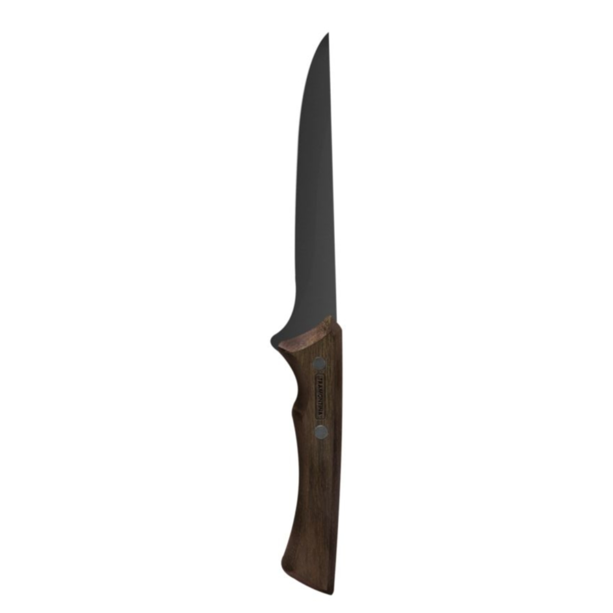 Faca Desossar 6" Churrasco Black Lâmina Inox Escurecido e Cabo de Madeira Tramontina - 22840106