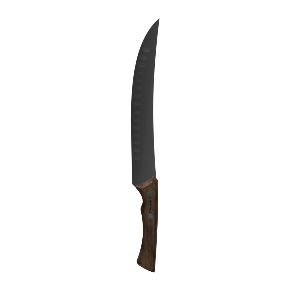 Faca Carne 10" Churrasco Black com Lâmina Inox Escurecido e Cabo de Madeira Tramontina - 22841110