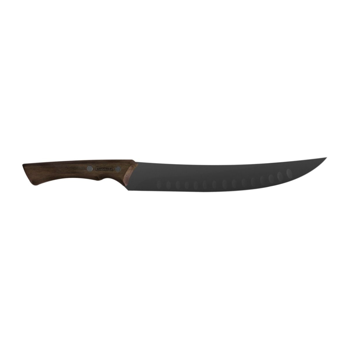 Faca Carne 10" Churrasco Black com Lâmina Inox Escurecido e Cabo de Madeira Tramontina - 22841110