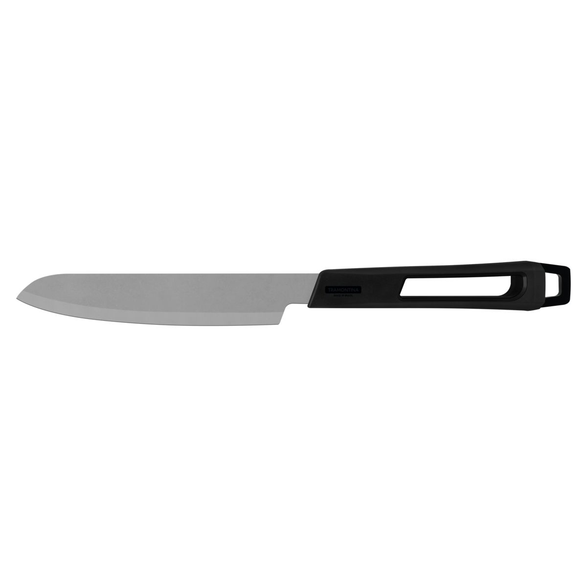 Faca Trinchante Tramontina Churrasco Black Lâmina Aço Inox Cabo Preto 8" 26590108
