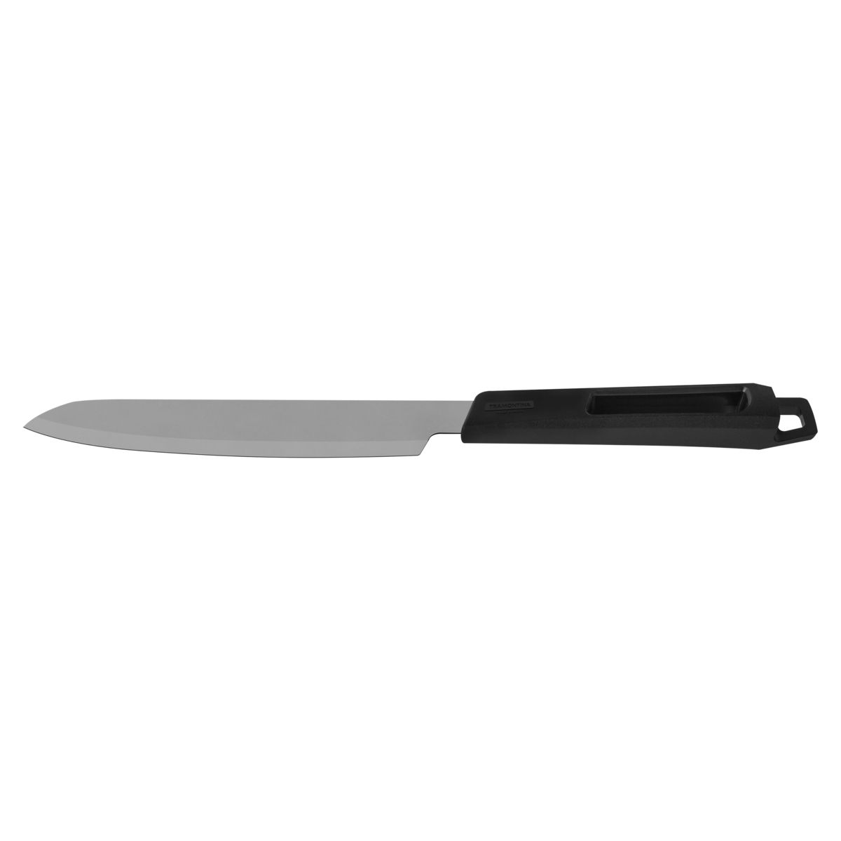 Faca Trinchante Tramontina Churrasco Black Lâmina Aço Inox Cabo Preto 8" 26590108