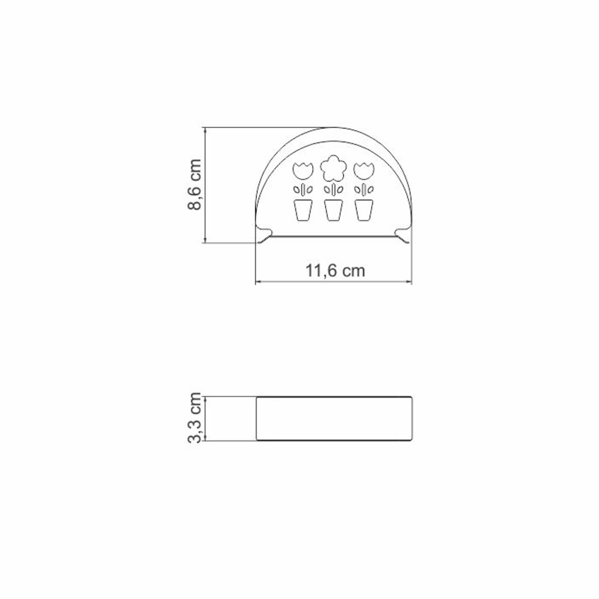 Porta Guardanapos Utility Tramontina em Aço Inox com Detalhes Vazados - 61284120
