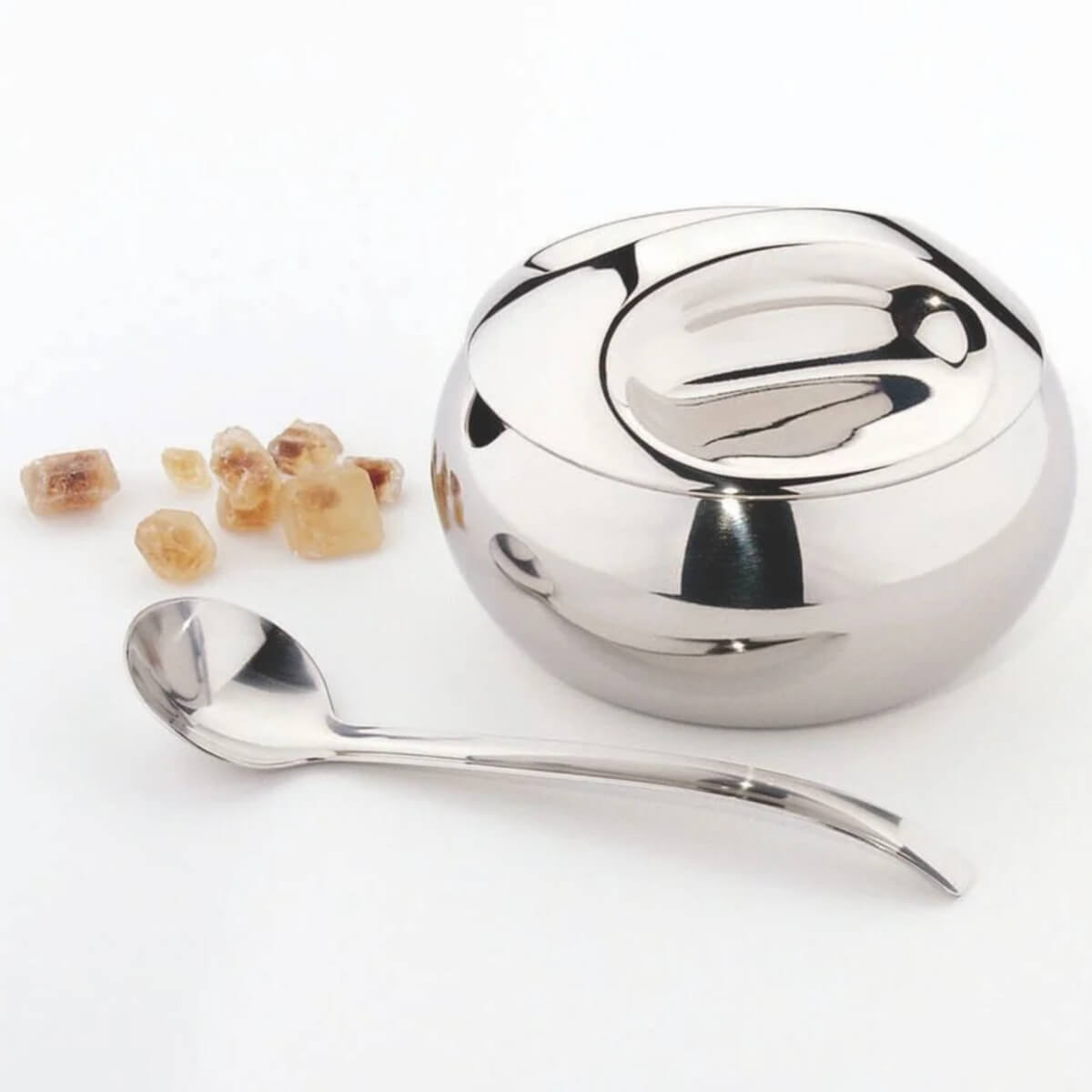 Açucareiro em Aço Inox com Colher Tramontina - 64400500