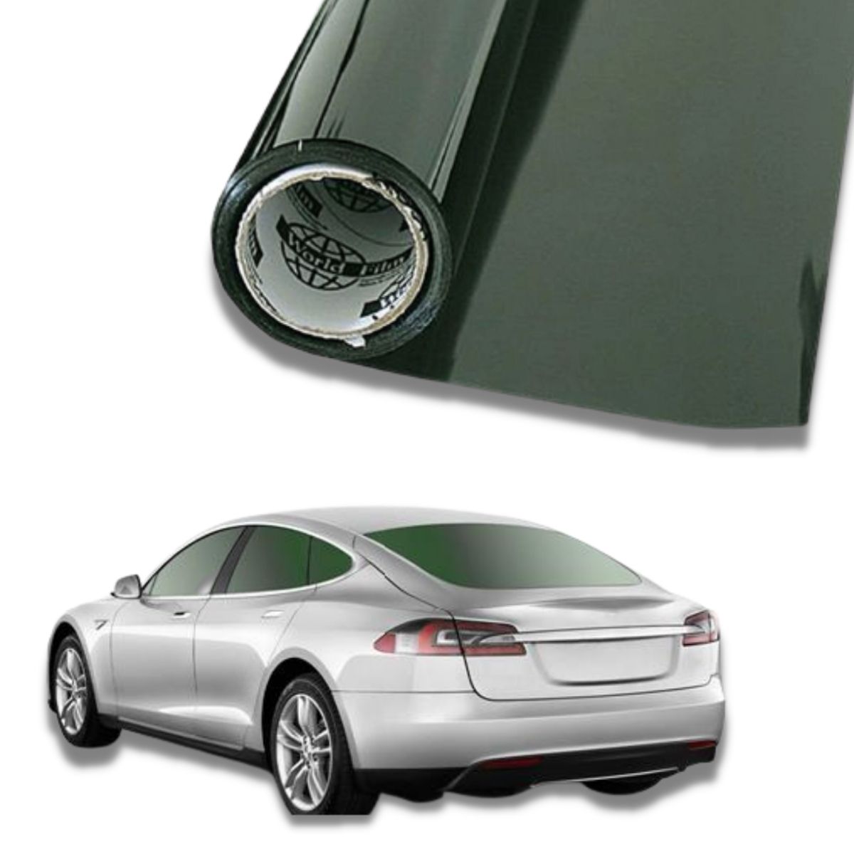 Insulfilm Profissional Semi Refletivo Verde G05 SR CHV Safira 1/2 Bobina 15 Metros WorldFilm-26052
