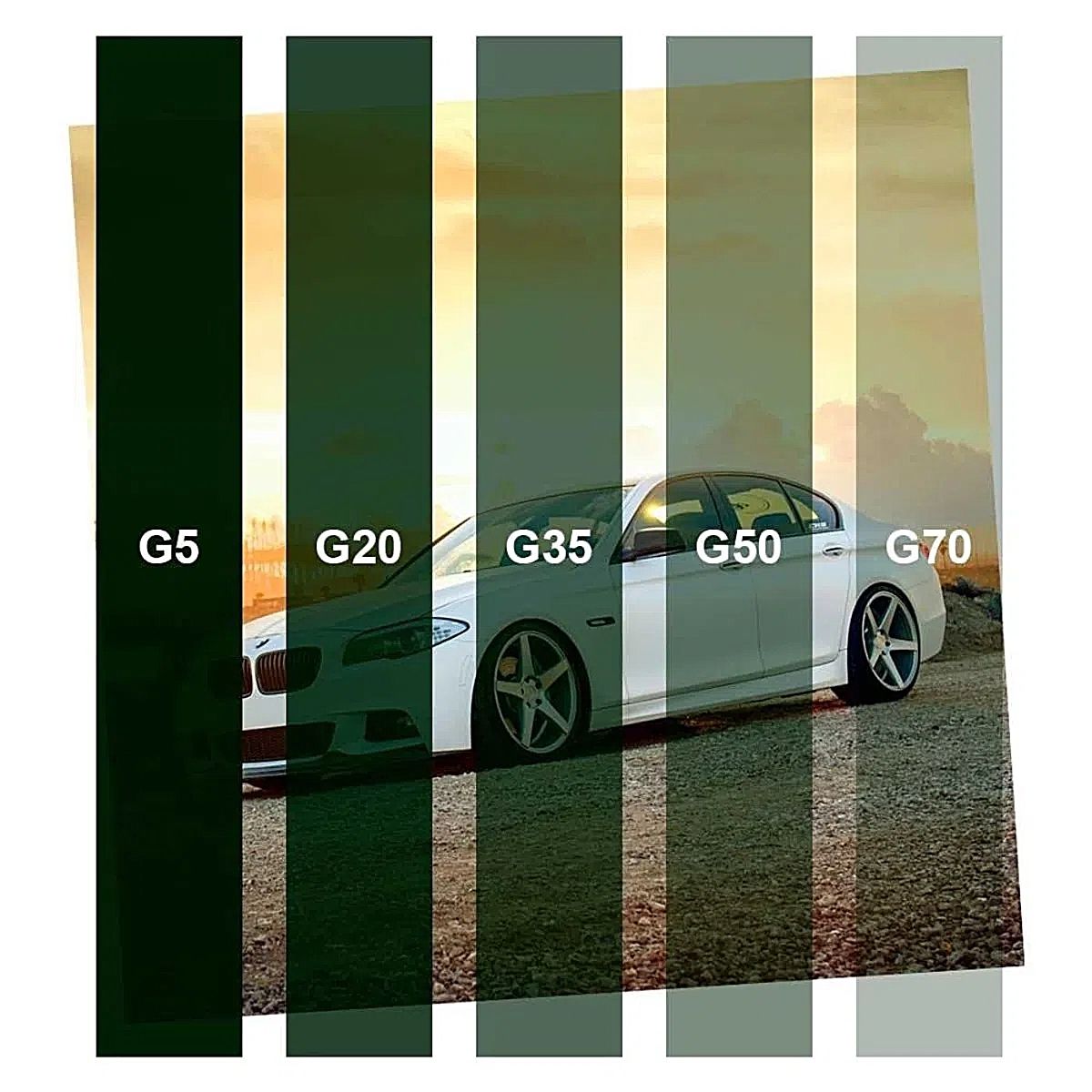 Insulfilm Profissional Semi Refletivo Verde G20 SR Safira 1/2 Bobina 15 Metros World Film - 26202