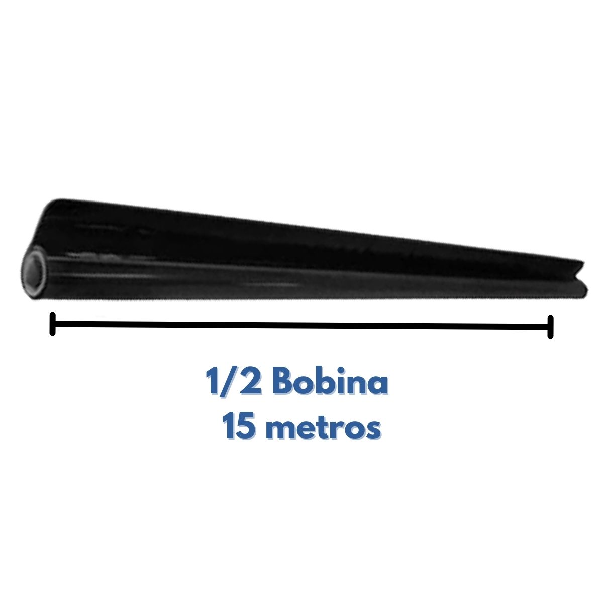 Insulfilm Profissional Nano Carbon Grafite G15 Safira line 1/2 Bobina 15 metros World Film 91152