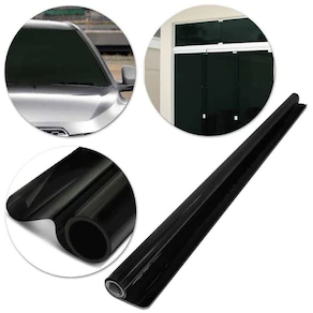 Insulfilm Tintado Grafite G20 51CM Inteira World BK - World Film 6120501