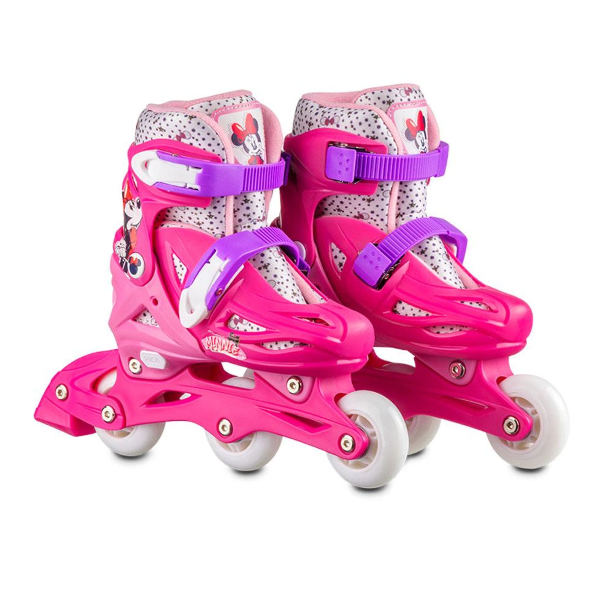 Patins Inline Ajustavel Minnie 2 em 1 Tamanho 31-34 Multikids - BR1160