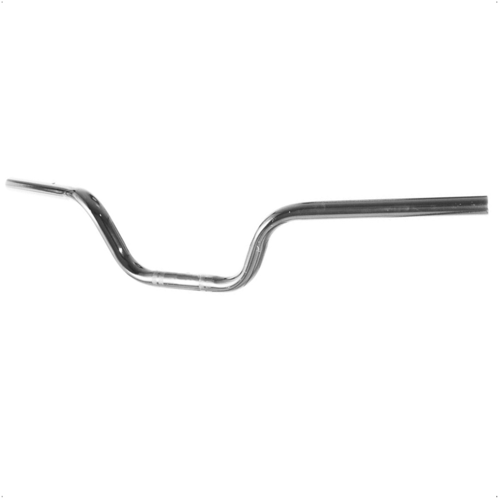 Guidão Modelo Original Compatível com NXR 125/150 Bros Até 2008 Aço Prata Pro Tork GU-93HPRLT