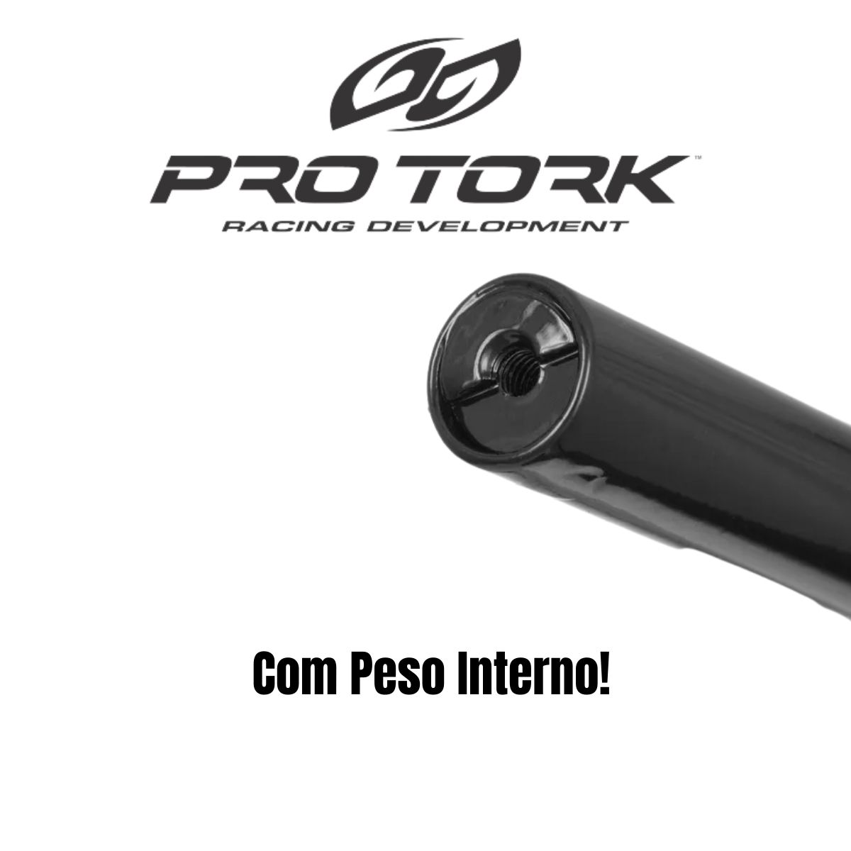 Guidão Original Compatível Com Honda BIZ-125 11/12 c/ Peso Interno e Rosca Pro Tork GU-129HP