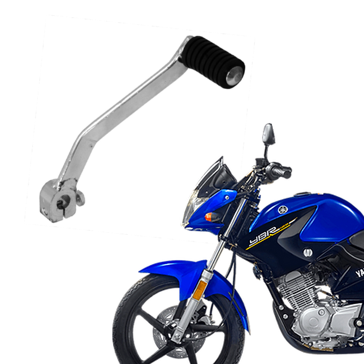 Pedal de Câmbio Compatível com YBR 125 2000 a 2008 Pro Tork - PC-23YC