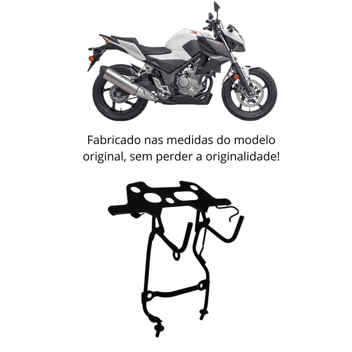 Suporte Aranha de Farol Compatível com CB-300 2009 até 2015 Pro Tork - SU-201HP