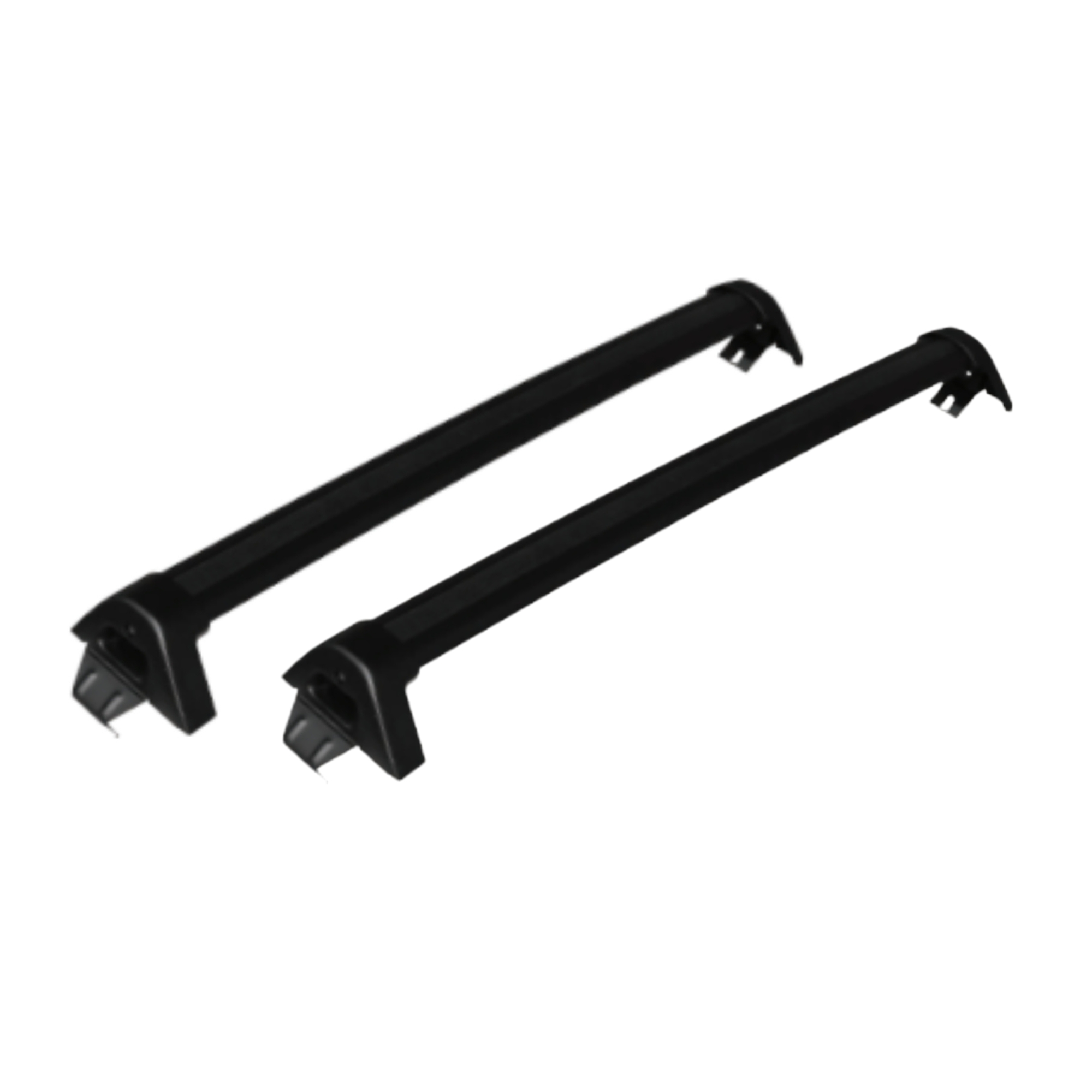 Rack HB20 2020 Hatch em diante Preto, até 45kg, Ponteiras Nylon, S/ furos, Projecar - HY-1037