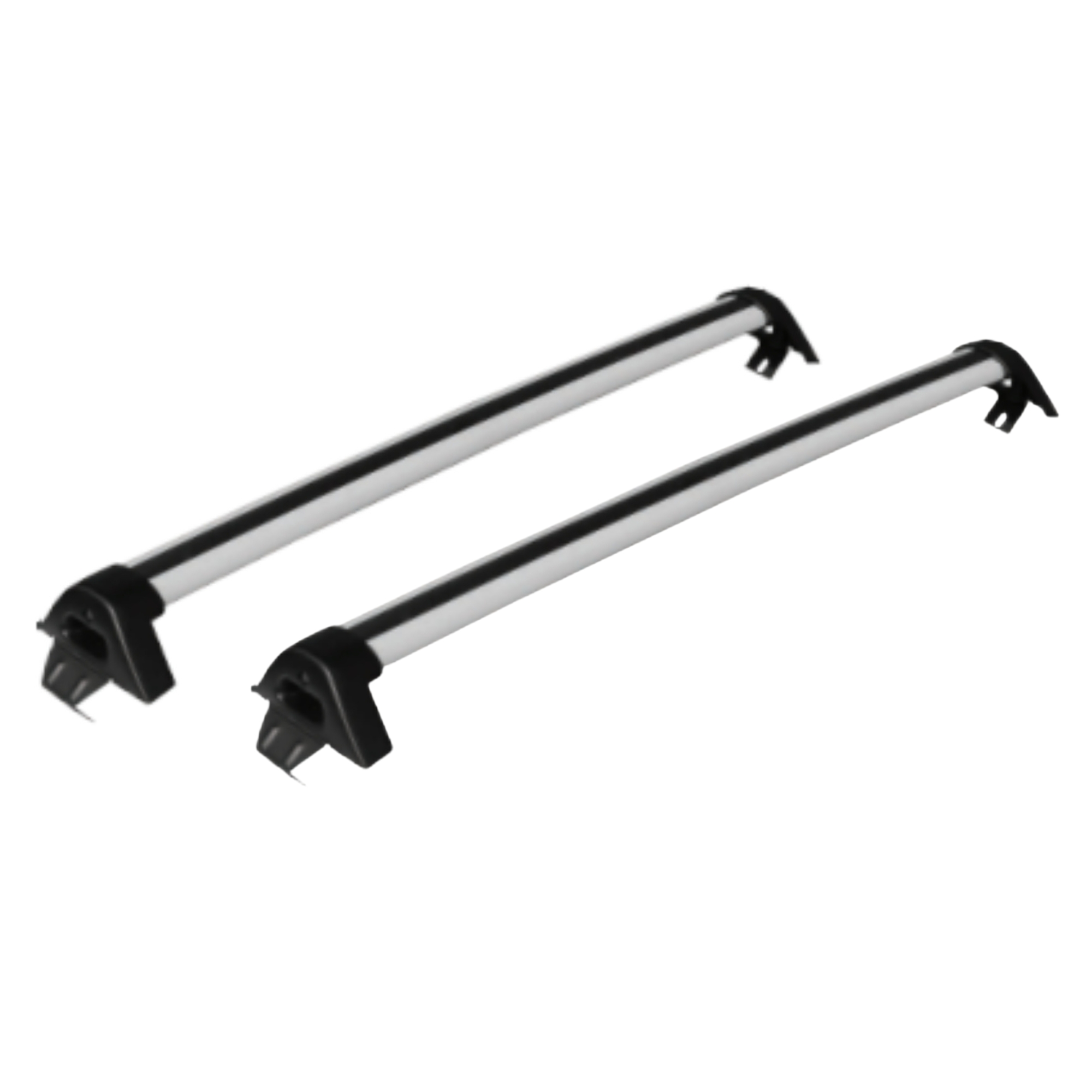 Rack HB20 2020 Hatch em diante Prata, Suporta até 45kg, Ponteiras em Nylon, Sem furos, alumínio Projecar - HY-1038