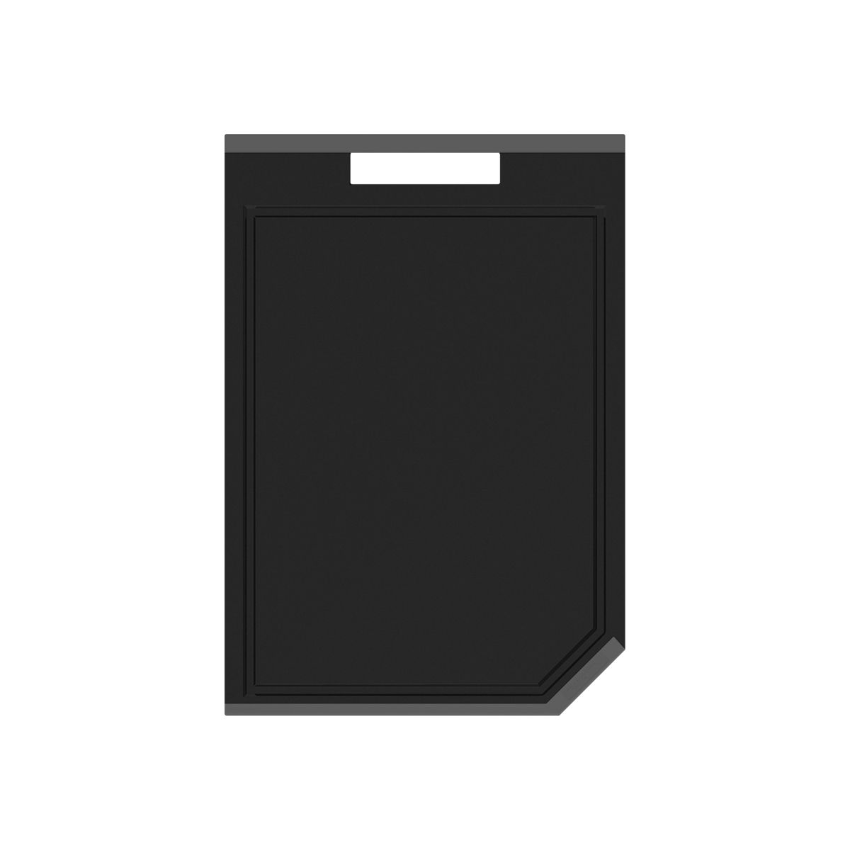 Tábua de Corte Churrasco Black em Polipropileno Preto Tramontina - 25058100