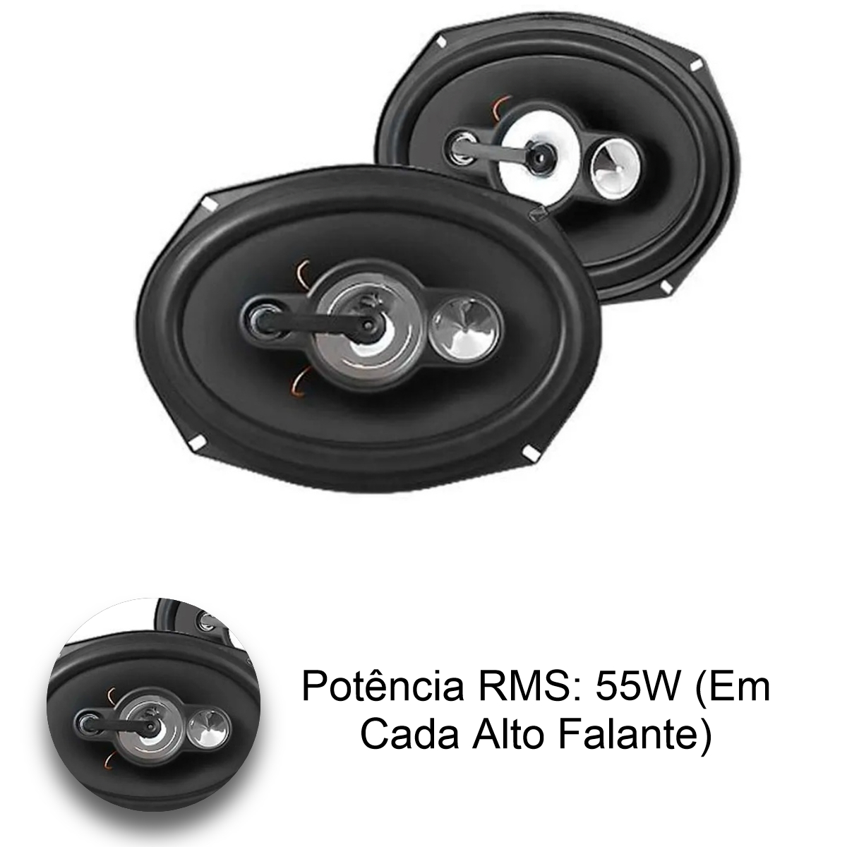 Par Alto Falante Quadriaxial 6x9 110W Leson - 2LS6920TL