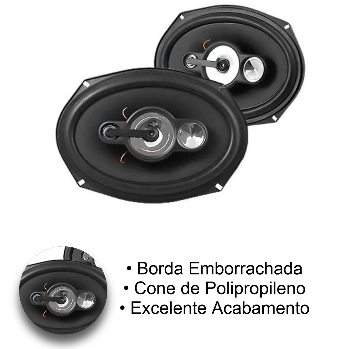Par Alto Falante Quadriaxial 6x9 110W Leson - 2LS6920TL