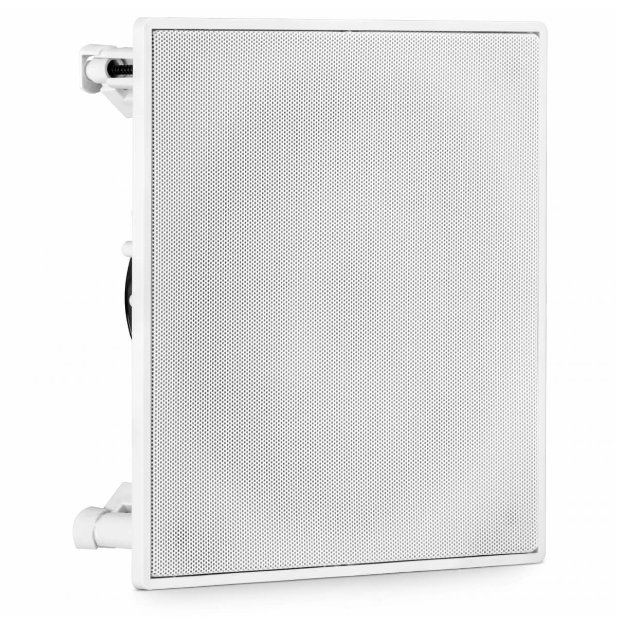 Caixa de Som Ambiente de Embutir 8'' Arandela Coaxial Quadrada 100W 8 Ohms Telar Frahm - 31923