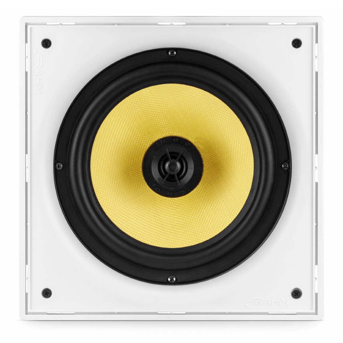 Caixa de Som Ambiente de Embutir 8'' Arandela Coaxial Quadrada 100W 8 Ohms Telar Frahm - 31923