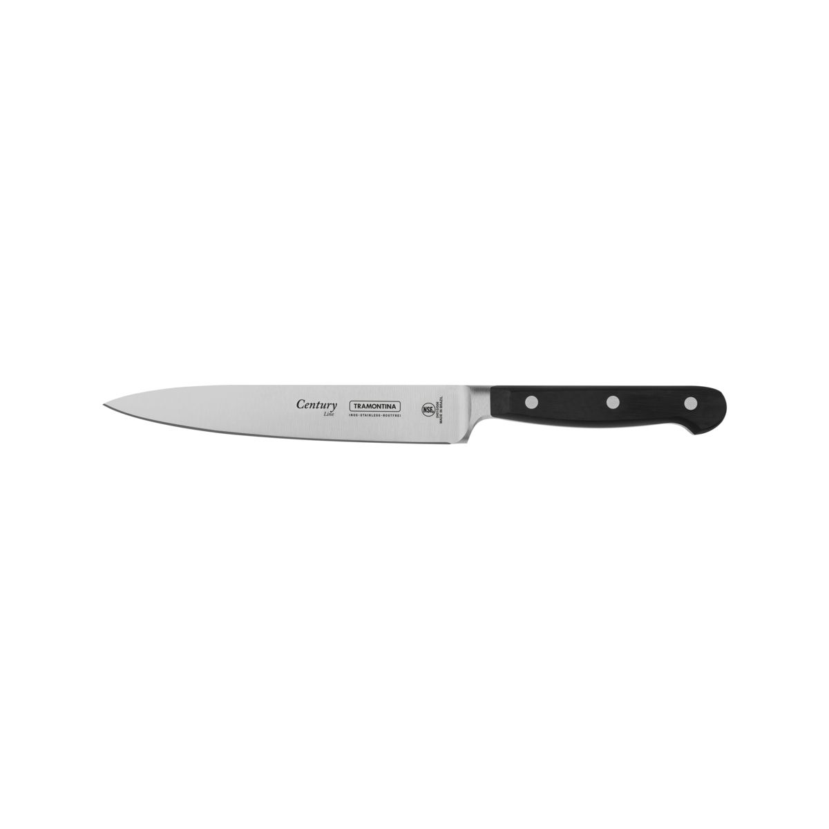 Jogo Facas Chef Tramontina Century Lâmina em Aço Inox e Fibra de Vidro 3 Peças - 24099037