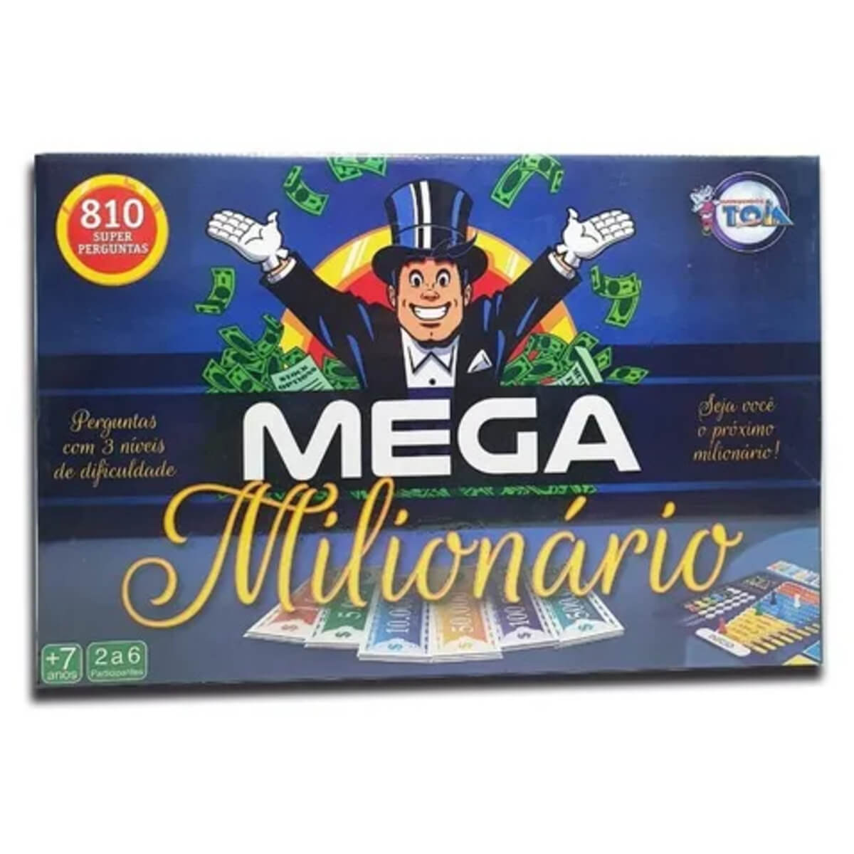Jogo Mega Milionário com 810 Perguntas Tóia - 12151