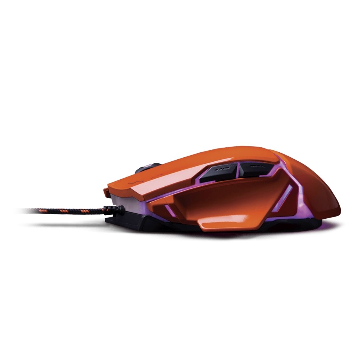 Mouse Gamer LED Warrior Ivor 3200 DPI 7 Botões Laranja - MO263