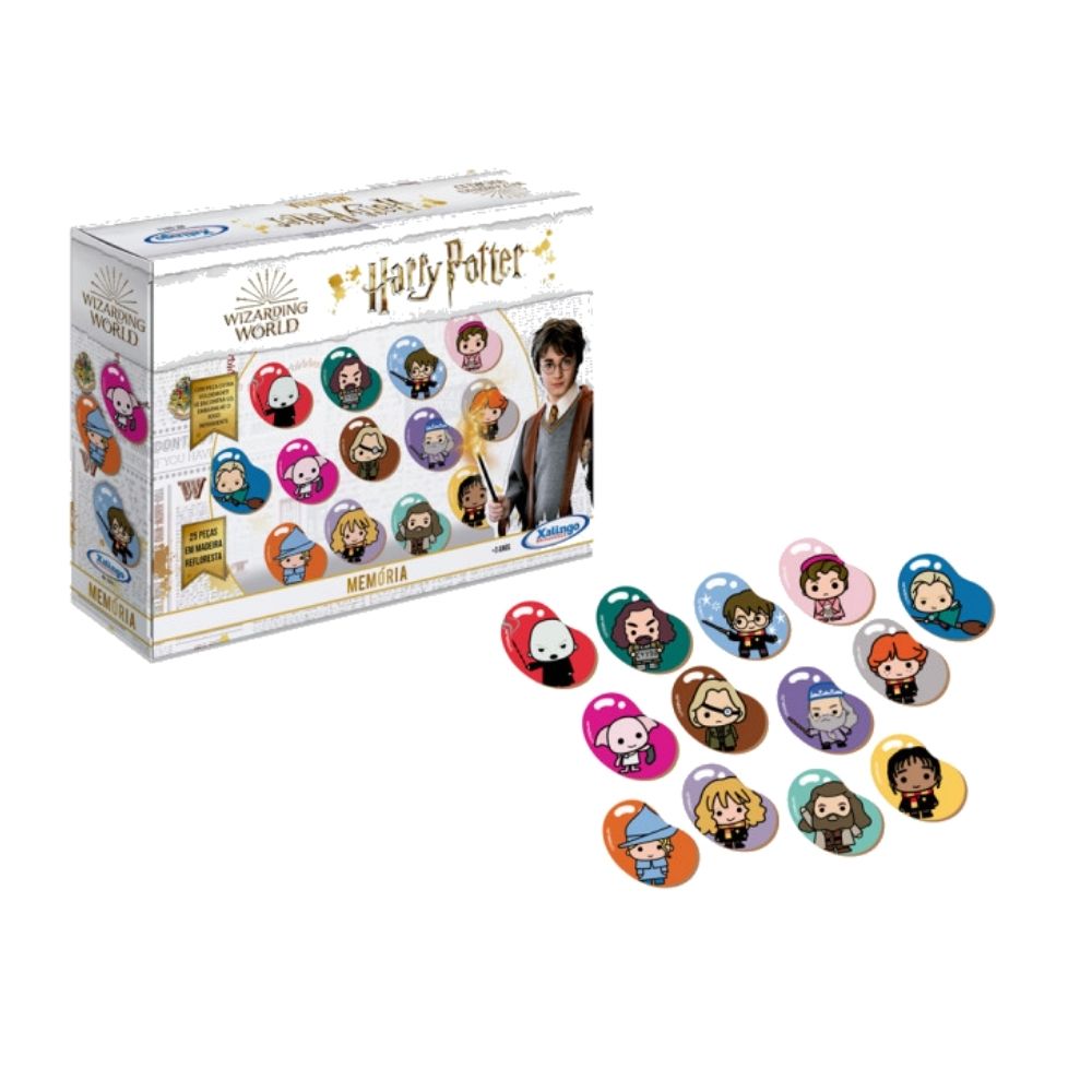 Jogo de Memória Harry Potter 24 Peças Xalingo - 53721